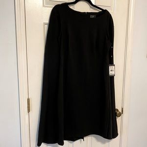 Adrianna Papell Sheath Dress with Cape